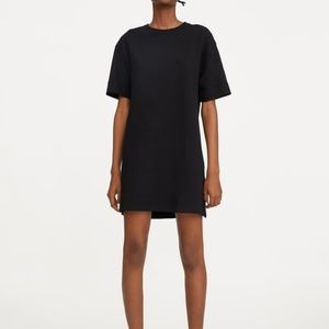 ZARA BLACK BASIC DRESS TRF